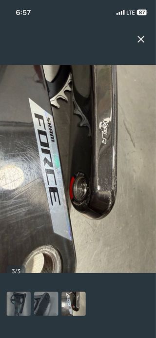 Bielas Sram Force XPLR 165mm con potenciómetro