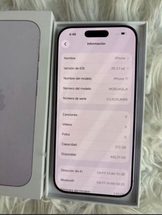 iPhone 17 512GB Morado
