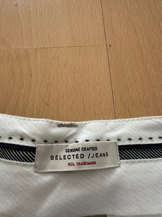 Bermudas Zara Chino Beige Taglia 38 Cotone