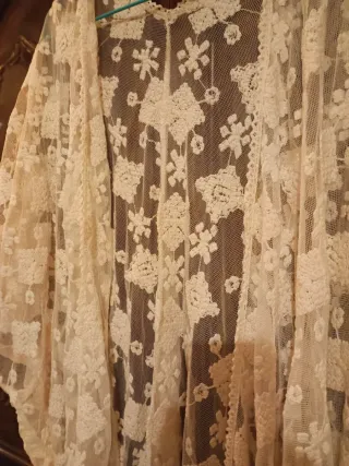 Kimono de encaje, kaftán, picardia, salto de cama