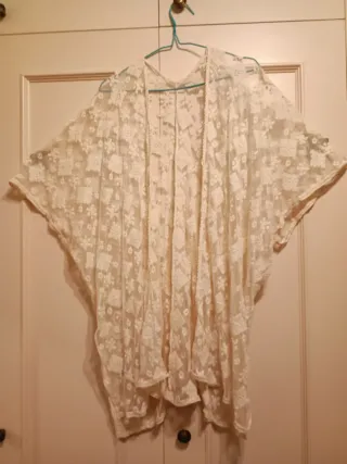 Kimono de encaje, kaftán, picardia, salto de cama
