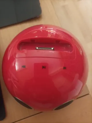Altavoz iPod retro diseño fantasma rojo