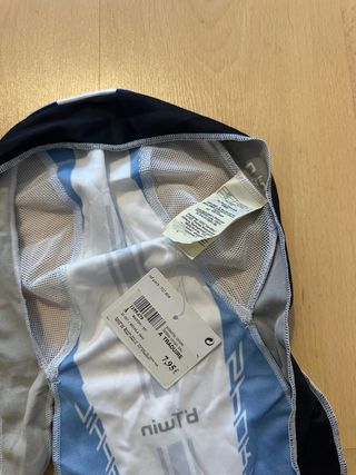 Gorra Ciclismo Btwin Decathlon Azul Negra Blanca