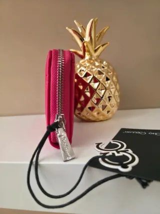 Portafoglio Gio Cellini fucsia con zip