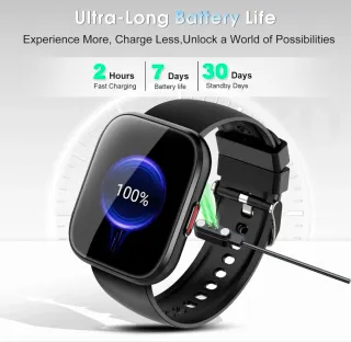 Smartwatch Uomo Donna 1,85'' Orologio IP68 fitness
