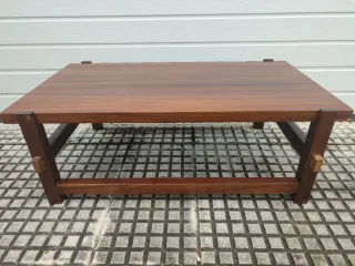 Mesa de centro madera años 60