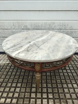 Mesa de centro madera años 60