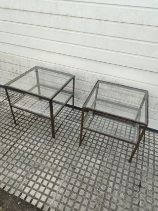 Mesa de centro madera años 60