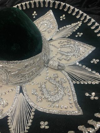 Sombrero Charro Pigalle 5X Verde/Plata