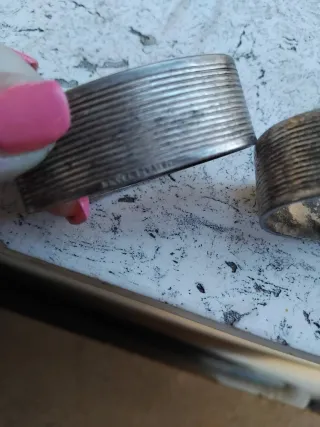 Portatovaglioli vintage placcati argento