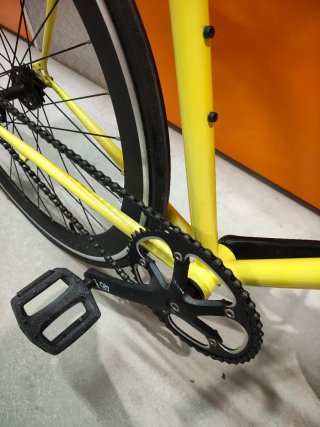 Urge. Bicicleta Fixie Amarilla