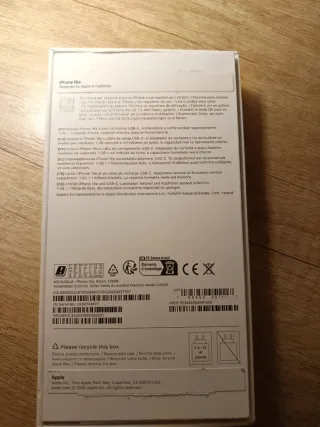 iPhone 16e 128GB Negro Nuevo
