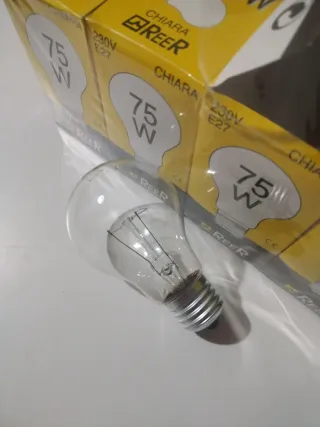 Lotto 10 Lampadine standard 75W E27