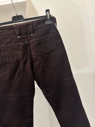 Pantaloni Gas velluto a coste vintage marrone