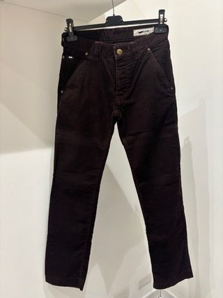 Pantaloni Gas velluto a coste vintage marrone