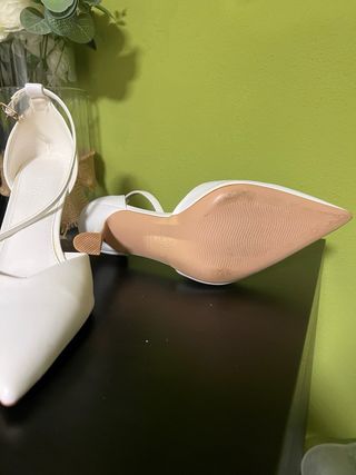 Scarpe donna bianche tacco alto