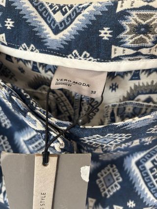 Short Vero Moda fantasia blu taglia M