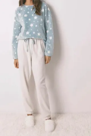 Pijama polar mujer Women'secret estrellas