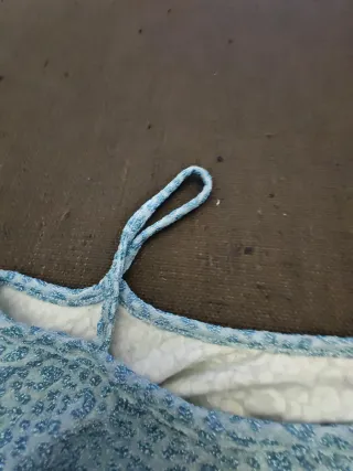 Top Sfera donna fantasia leopardata azzurro