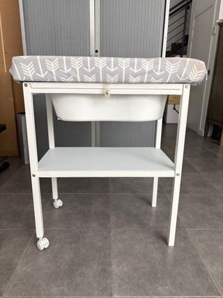 Cambiador bebé con ruedas