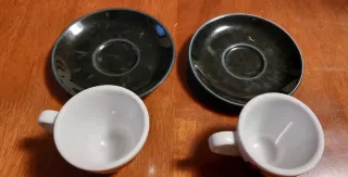 Coppia tazzine caffè artistiche