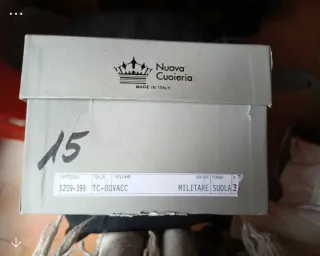 Sandali Nuova Cuoieria vera pelle verdi.