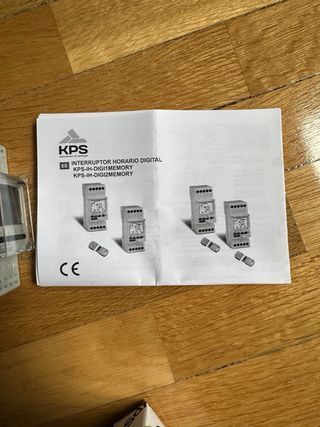Interruptor horario digital KPS 2 módulos