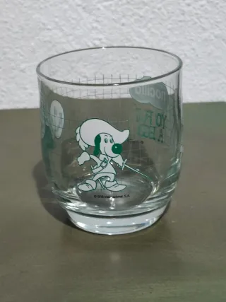 Vaso de cristal Nocilla. Coleccionable