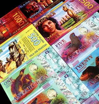 Banconote Rapa Nui e Antartide