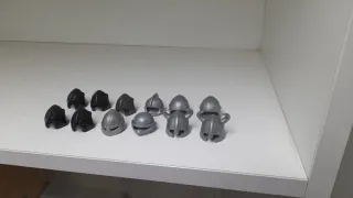 Playmobil Elmi Medievali (Set di 12)