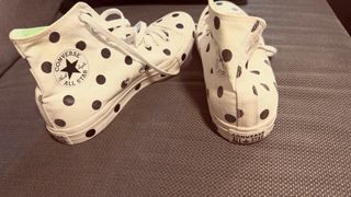 Converse Talla 40 Lunares Negros