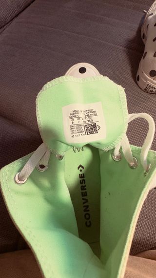 Converse Talla 40 Lunares Negros