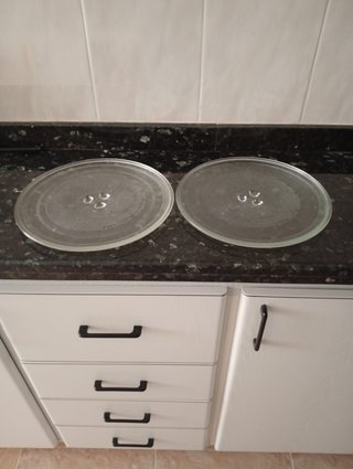 Platos de cristal para microondas