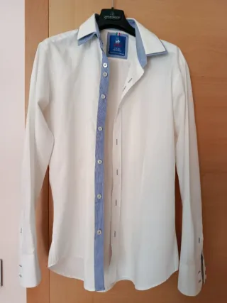 Camisa Italiana de hombre con doble cuello