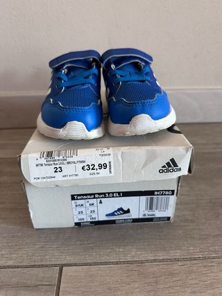 Scarpe bimbo Adidas blu n. 23