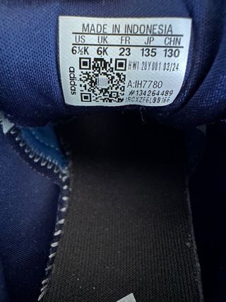 Scarpe bimbo Adidas blu n. 23