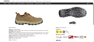 Zapatos Seguridad Cofra New Red Sea S1 nº 43 Nuevo