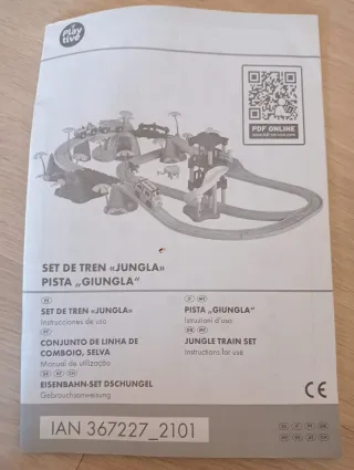 Set de Tren de Madera "Jungla" Playtive