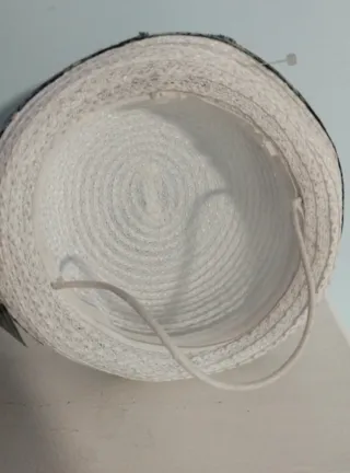 Sombrero de niña blanco de primavera verano