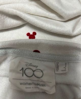 Pijama Mickey Mouse Blanco Talla M