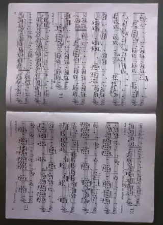 Partitura Piano Álbum Ana Magdalena Bach