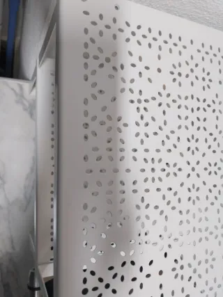 Estantería metálica blanca 7 módulos