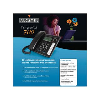 Teléfono Fijo Con Altavoz & Puerto Auriculares