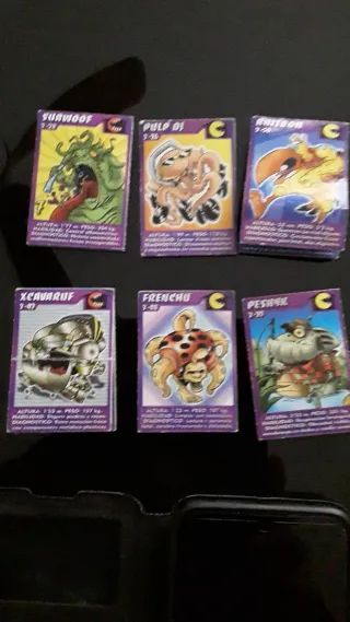 5 Cartas Bollycao Planeta Mutante