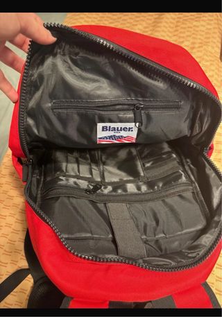 Zaino Blauer rosso e nero