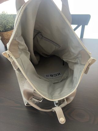 Bolso KCB Blanco/Beige Convertible