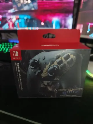 Mando Nintendo Switch Pro Monster Hunter Rise