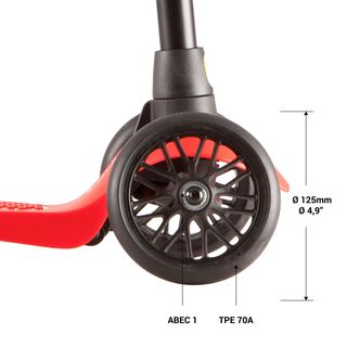 Patinete Scooter Niños 3 ruedas Oxelo B1 Negro (Sin Base)