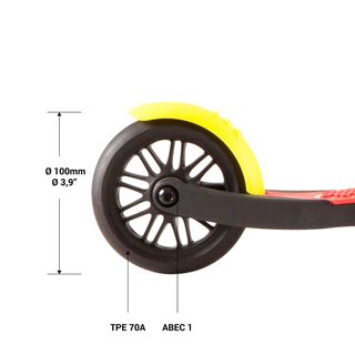 Patinete Scooter Niños 3 ruedas Oxelo B1 Negro (Sin Base)