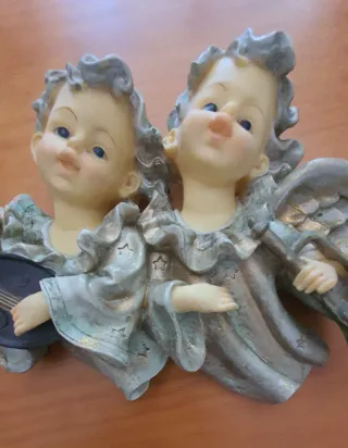 Pareja de Ángeles Decorativos